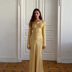 Marbl Gamine Long Sleeve Dress